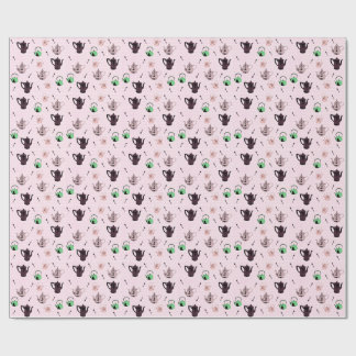 Teapot pattern wraping paper