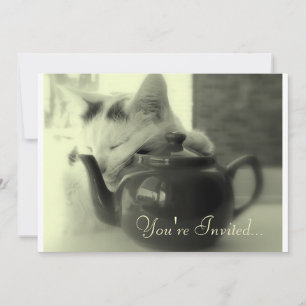 Teapot Pillow Invitation