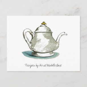 Teapot Recipe Card