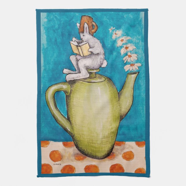 Teapot Research Tea Towel (Vertical)