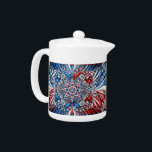Teapot with French Colours Design<br><div class="desc">Add a touch of French elegance to your tea time with our exclusive teapot featuring a modern abstract design in the vibrant colours of France! Crafted to blend both style and function, this teapot is more than just a vessel for brewing tea; it’s a celebration of French culture and artistic...</div>