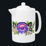 Teapot with Ukrainian floral design<br><div class="desc">Teapot with Ukrainian floral design in Petrykivka style</div>