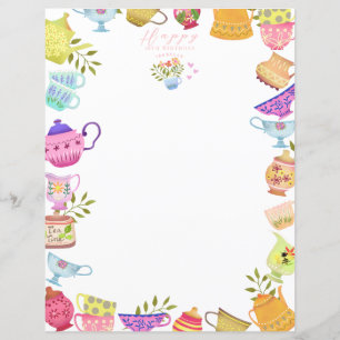 Teapots and Cups Birthday