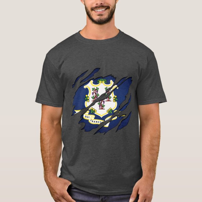 Tear Away Connecticut T-Shirt (Front)