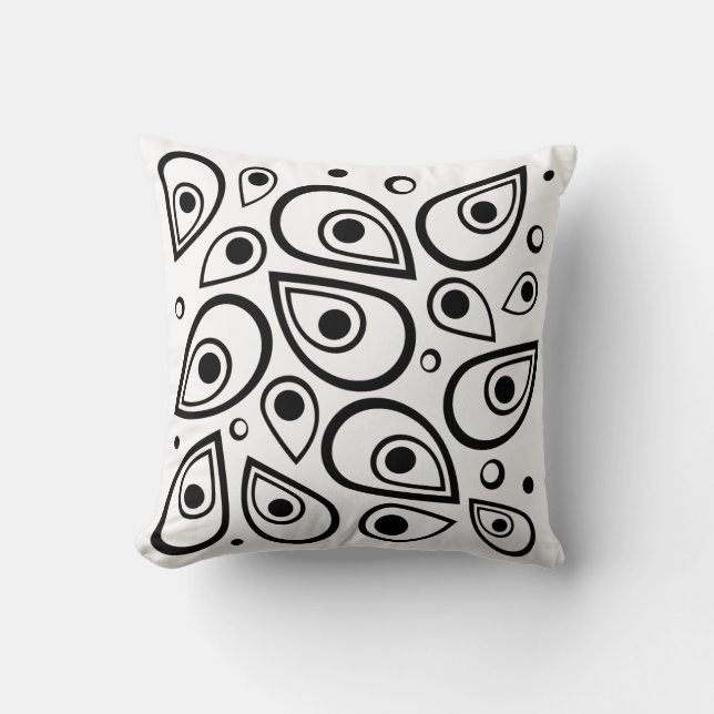 Tear Drop Design Cushion – Soft Style with a Flow (Front)