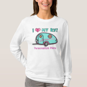 Tear Drop RV Travel Trailer T-SHIRTS
