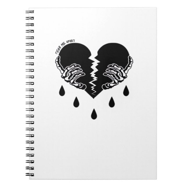 Tear Me Apart Classic Notebook (Front)