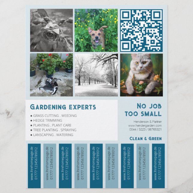 Tear Off Flyer square images Gardening (Front)