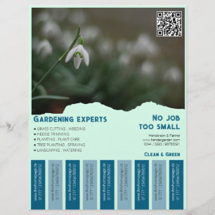 Tear Off Flyer square images Gardening
