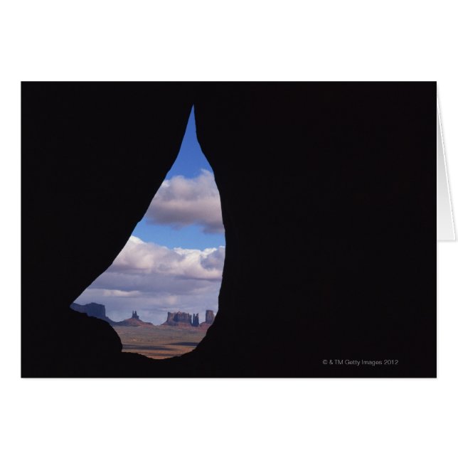 Teardrop Arch in Monument Valley , Utah (Front Horizontal)