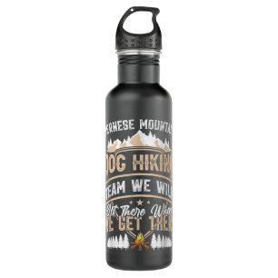 Teardrop Camper Shirt Bernese Mountain Dog Hiking 710 Ml Water Bottle