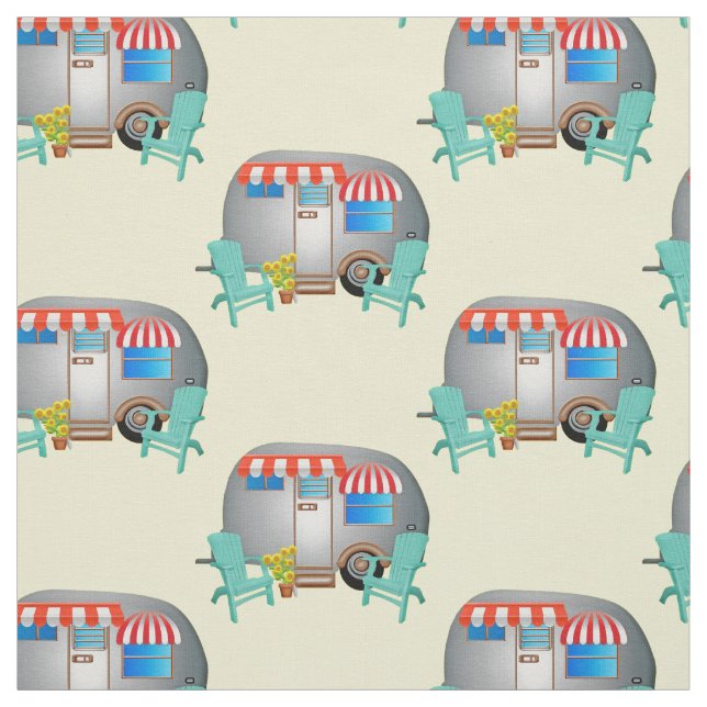 Teardrop Caravan Camper Thunder_Cove Fabric (Swatch)