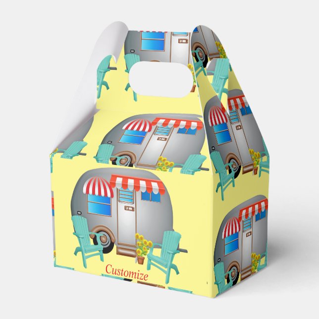 Teardrop Caravan Camper Thunder_Cove  Favour Box (Front Side)