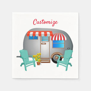 Teardrop Caravan Camper Thunder_Cove  Napkin