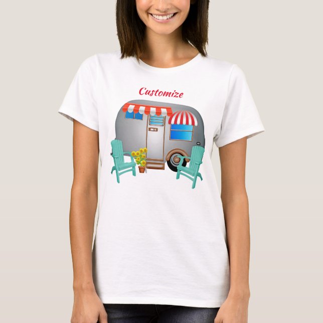 Teardrop Caravan Camper Thunder_Cove T-Shirt (Front)