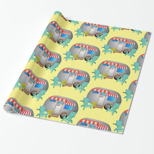 Teardrop Caravan Camper Thunder_Cove  Wrapping Paper