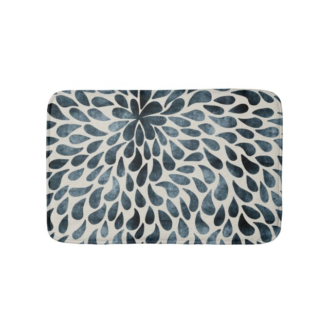 Teardrop Petals Bath Mat (Front)