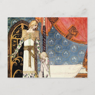 Tearful Goodbye As The Prince Must Leave Postcard