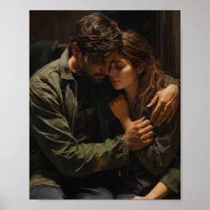 Tearful Reunion Poster - Emotional and Touching Sc