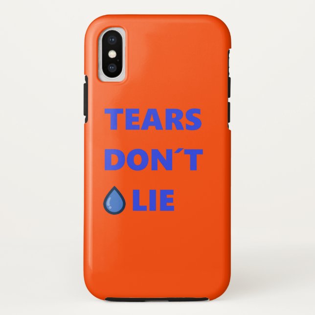 Tears Don't Lie Case-Mate iPhone Case (Back)