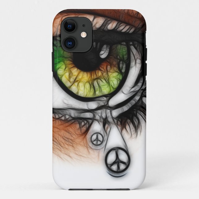 Tears For Peace Case-Mate iPhone Case (Back)