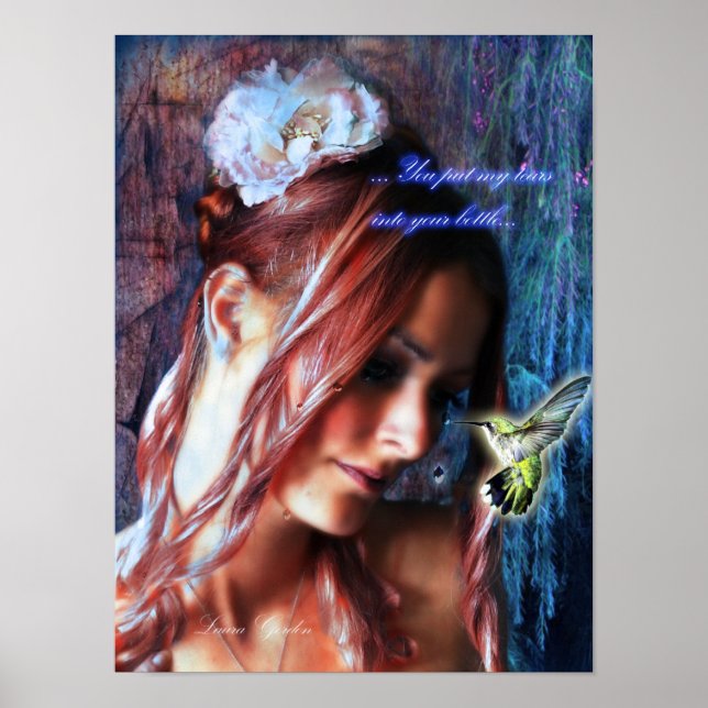 'Tears in a Bottle' Inspirational Poster (Front)