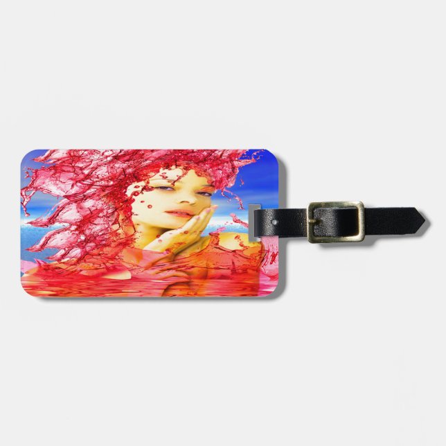 Tears of Blood Luggage Tag (Front Horizontal)