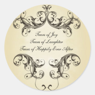 Tears of Joy Classic Round Sticker