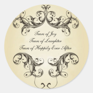 Tears of Joy Classic Round Sticker