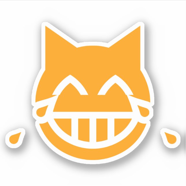 Tears of Joy Emoji Cat (Front)