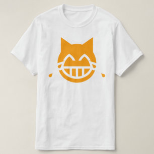 Tears of Joy Emoji Cat T-Shirt