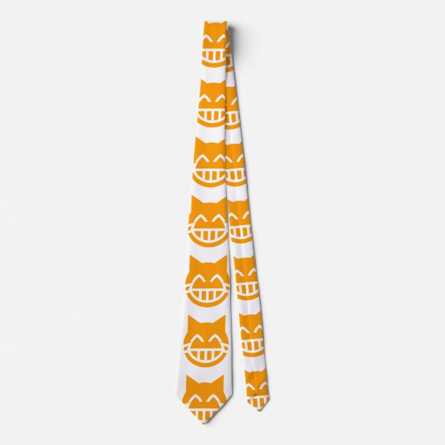 Tears of Joy Emoji Cat Tie (Front)
