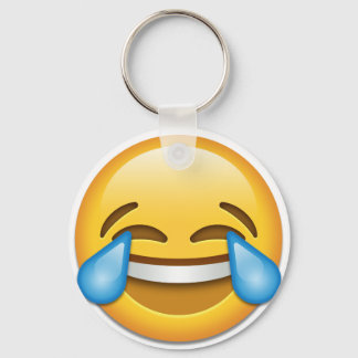 Tears of Joy emoji funny Key Ring