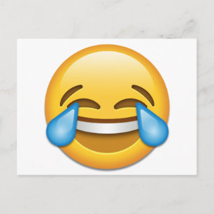 Tears of Joy emoji funny Postcard