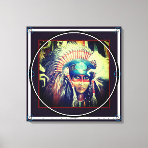 TEARS OF MOURNING - 24"x24"x3/4" Canvas Print