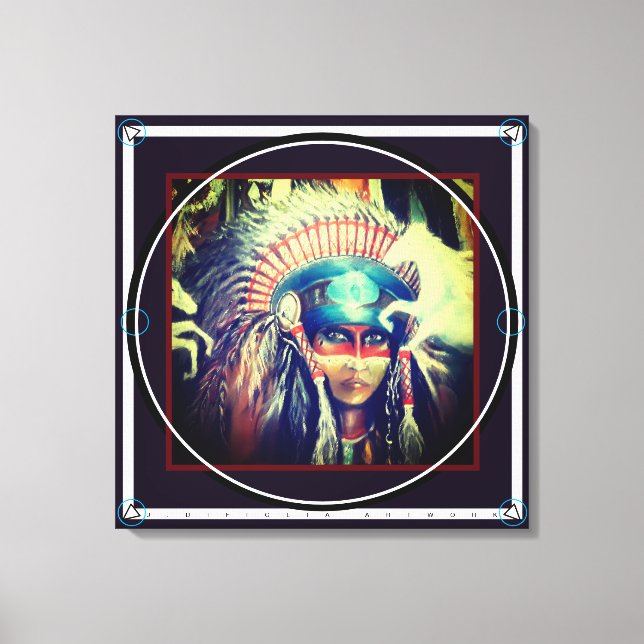 TEARS OF MOURNING - 24"x24"x3/4" Canvas Print (Front)