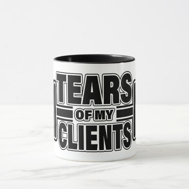 Tears of My Clients Personal Trainer Gift Stainles Mug (Center)