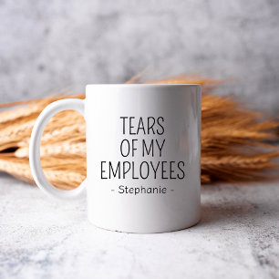 Tears of My Employee Birthday Office Co-Worker Mug