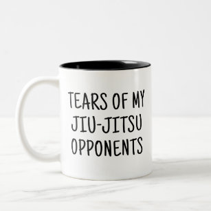Tears Of My Jiu-Jitsu Opponents Funny Jujutsu Two-Tone Coffee Mug