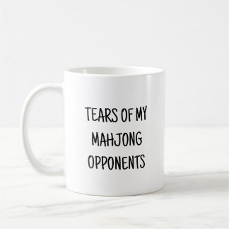 Tears Of My Mahjong Players Funny Coffee Mug