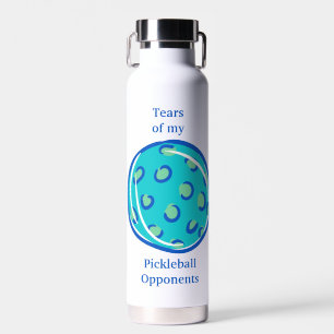 Tears of my Pickleball Opponents Pickleball Blue Water Bottle