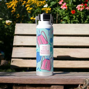 Tears of my Pickleball Opponents Pickleball Blue Water Bottle