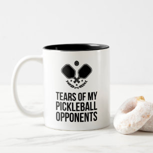 Tears Of My Pickleball Opponents Two-Tone Coffee Mug