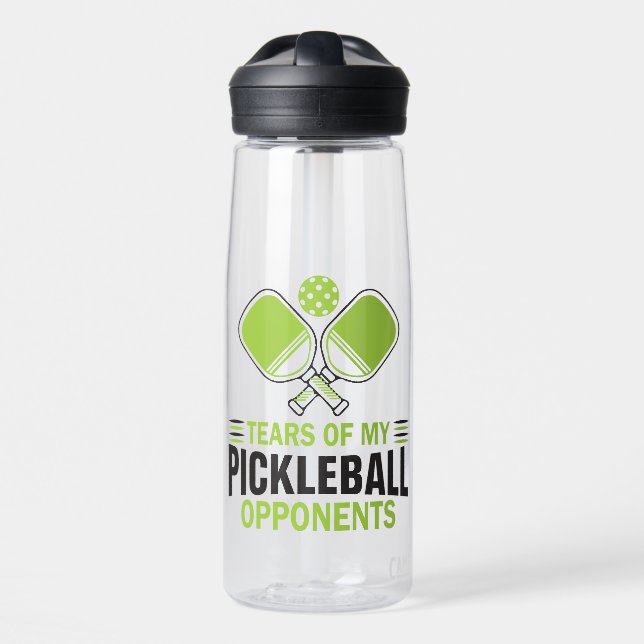 Tears of my Pickleball opponents Water Bottle (Front)