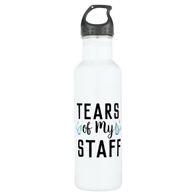 Tears of My Staff Worlds Best Boss Ever Gift  710 Ml Water Bottle (Front)