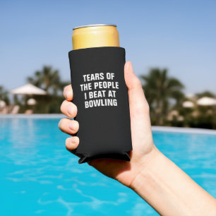 Tears of the People I Beat at Bowling Funny Seltzer Can Cooler