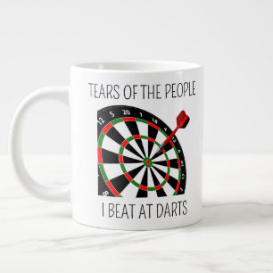 Tears Of The People I Beat At Darts Large Coffee Mug