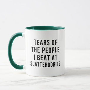 Tears of The People I Beat at Scattergories Funny Mug