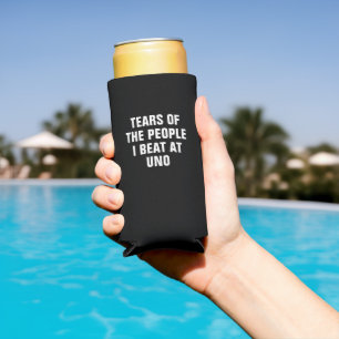 Tears of the People I Beat at Uno Funny Seltzer Can Cooler