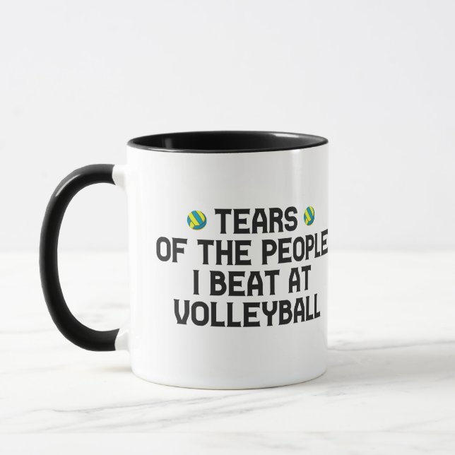 Tears Of the People I Beat At Volleyball Funny  Mug (Left)